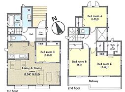 松戸市中和倉　新築一戸建て　29期　2Ｂ号棟