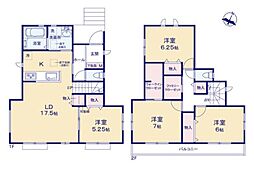松戸市上本郷　新築一戸建て　4475番　Ａ号棟