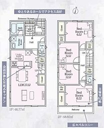 北足立郡伊奈町中央3丁目　新築一戸建て　第3　2号棟