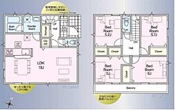 上尾市大谷本郷　新築一戸建て　第7　II期　1号棟
