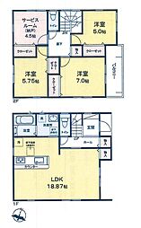 さいたま市南区松本2丁目　新築一戸建て　第3　3号棟