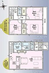 川口市木曽呂　新築一戸建て　第30　2号棟