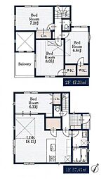 上尾市愛宕2丁目　新築一戸建て　218　3号棟