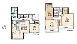 川口市長蔵2丁目　新築一戸建て　2号棟