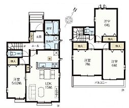 北本市宮内1丁目　新築一戸建て　2期2工区　Ｈ号棟