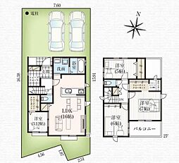 ふじみ野市大井中央1丁目　新築一戸建て　7期　9号棟