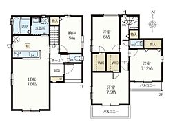 草加市谷塚町　新築一戸建て　第1期　1−Ａ号棟