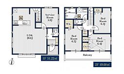 所沢市向陽町　新築一戸建て　02182　3号棟