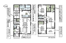 さいたま市岩槻区並木1丁目　新築一戸建て　2号棟
