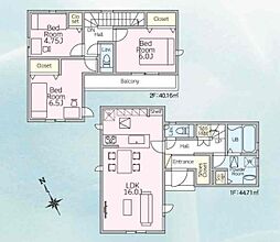 東久留米市前沢5丁目　新築一戸建て　1期　2号棟