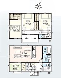 富士見市上沢2丁目　新築一戸建て　11期　3号棟