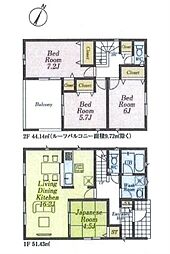 富士見市東大久保　新築一戸建て　第3　1号棟