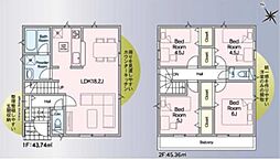 八潮市南川崎　新築一戸建て　第15　9号棟