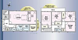 越谷市千間台西6丁目　新築一戸建て　第8　1号棟