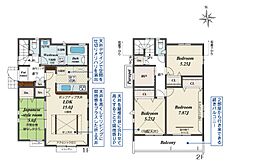 所沢市東狭山ヶ丘3丁目　新築一戸建て　2号棟
