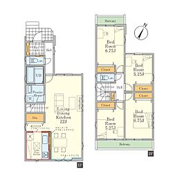 ふじみ野市旭1丁目 新築一戸建て 1期 1号棟