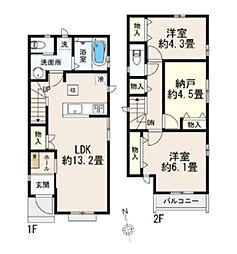 小平市回田町　新築一戸建て　49番　Ｄ号棟