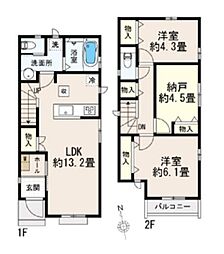小平市回田町 新築一戸建て 49番 B号棟