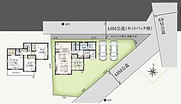 草加市青柳2丁目　新築一戸建て　32期　1号棟