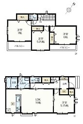 八潮市鶴ケ曽根　新築一戸建て　1703番　C号棟