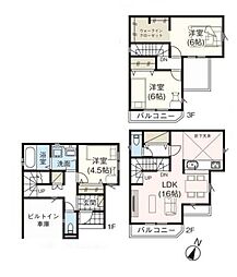 さいたま市北区植竹町1丁目　新築一戸建て　2期　3号棟