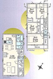 清瀬市下宿2丁目　新築一戸建て　第16　3号棟