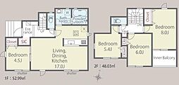 草加市苗塚町　新築一戸建て　第1期　16号棟
