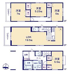川口市榛松 新築一戸建て 1号棟