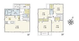 草加市青柳8丁目　新築一戸建て　01期　1号棟