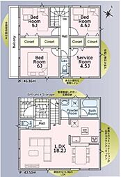 さいたま市南区大谷口　新築一戸建て　第24　2号棟