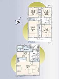 清瀬市下清戸4丁目　新築一戸建て　第13　3号棟