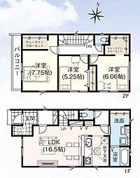 川口市芝1丁目　新築一戸建て　15期　1号棟