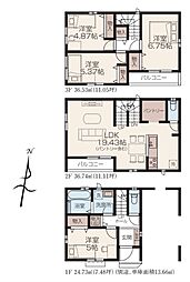 所沢市旭町　新築一戸建て　2期　Ｃ号棟