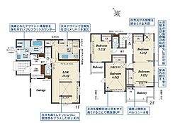 さいたま市見沼区南中丸　新築一戸建て　2号棟