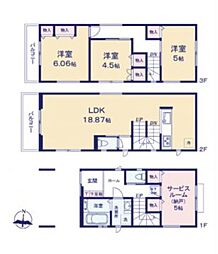 川口市大字榛松　新築一戸建て　2号棟