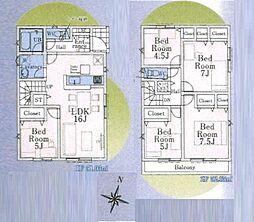 清瀬市下清戸1丁目　新築一戸建て　第14−2期　5号棟