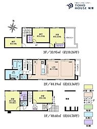 川口市仲町　5期　全3棟