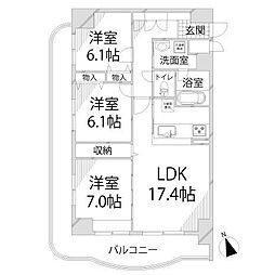 手柄アートスカイハイツ 1401