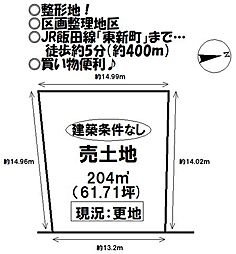 売土地　城北1丁目