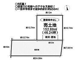 売土地　一宮町上新切　全9区画