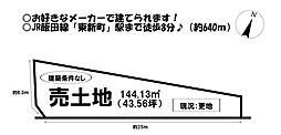土地　新城市城北2丁目