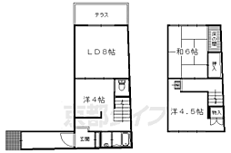 京都市左京区田中下柳町の一戸建て