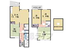 京都市山科区小山一石畑の一戸建て