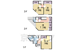 八幡市八幡長町の一戸建て
