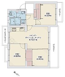 野間台住宅二棟