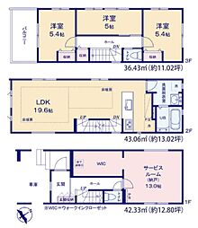 福岡市東区筥松１丁目の一戸建て