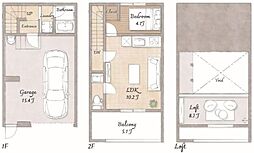 姫路市広畑区蒲田ガレージハウス 1