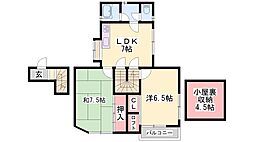 桜ヶ丘団地　1号棟　2階