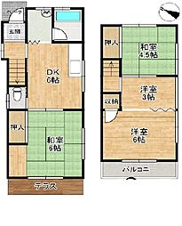 加古川市野口町北野貸家