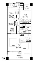 アーバンビュー芦屋山手D棟 2階